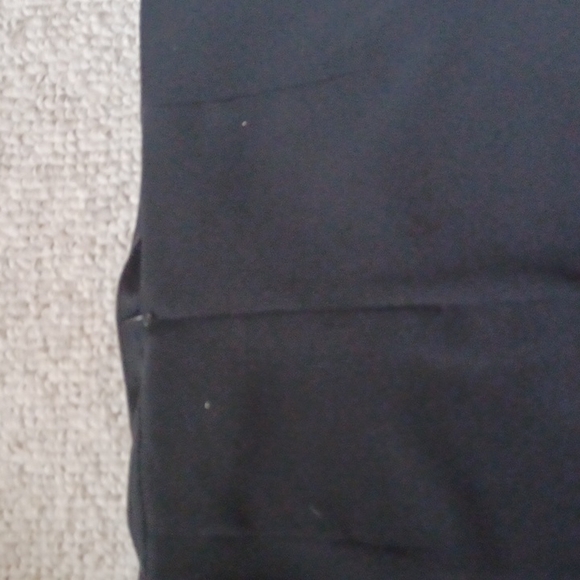 Holiday studded pants with slit in legs back zipper flare 100 polyester size 38 - Picture 10 of 12